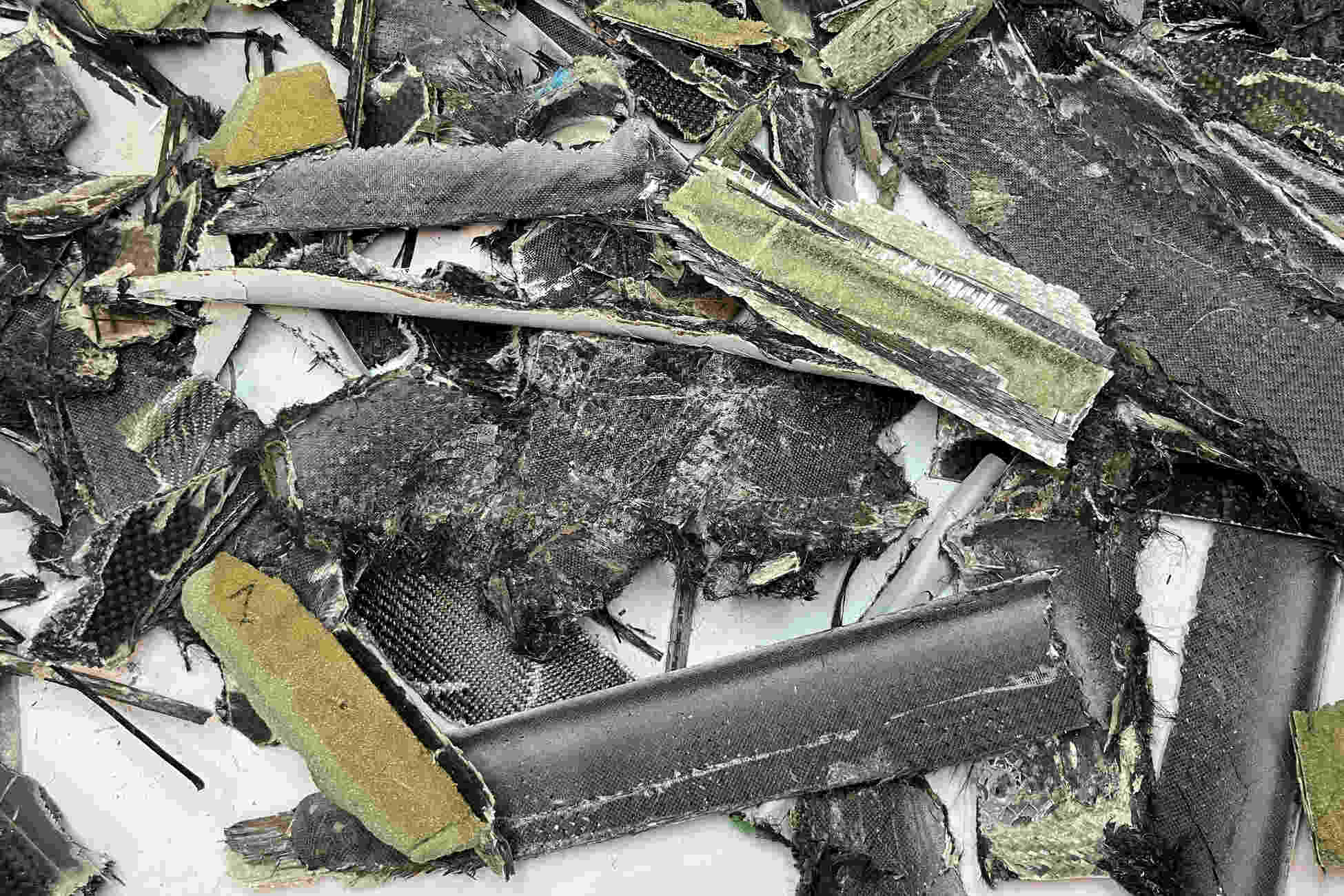 composite waste from the aviation industry